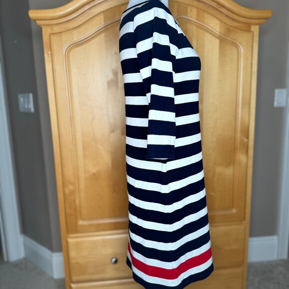 Lauren by Ralph Lauren, PL, T-Shirt Dress with Sailor Buttons - Picture 7 of 10